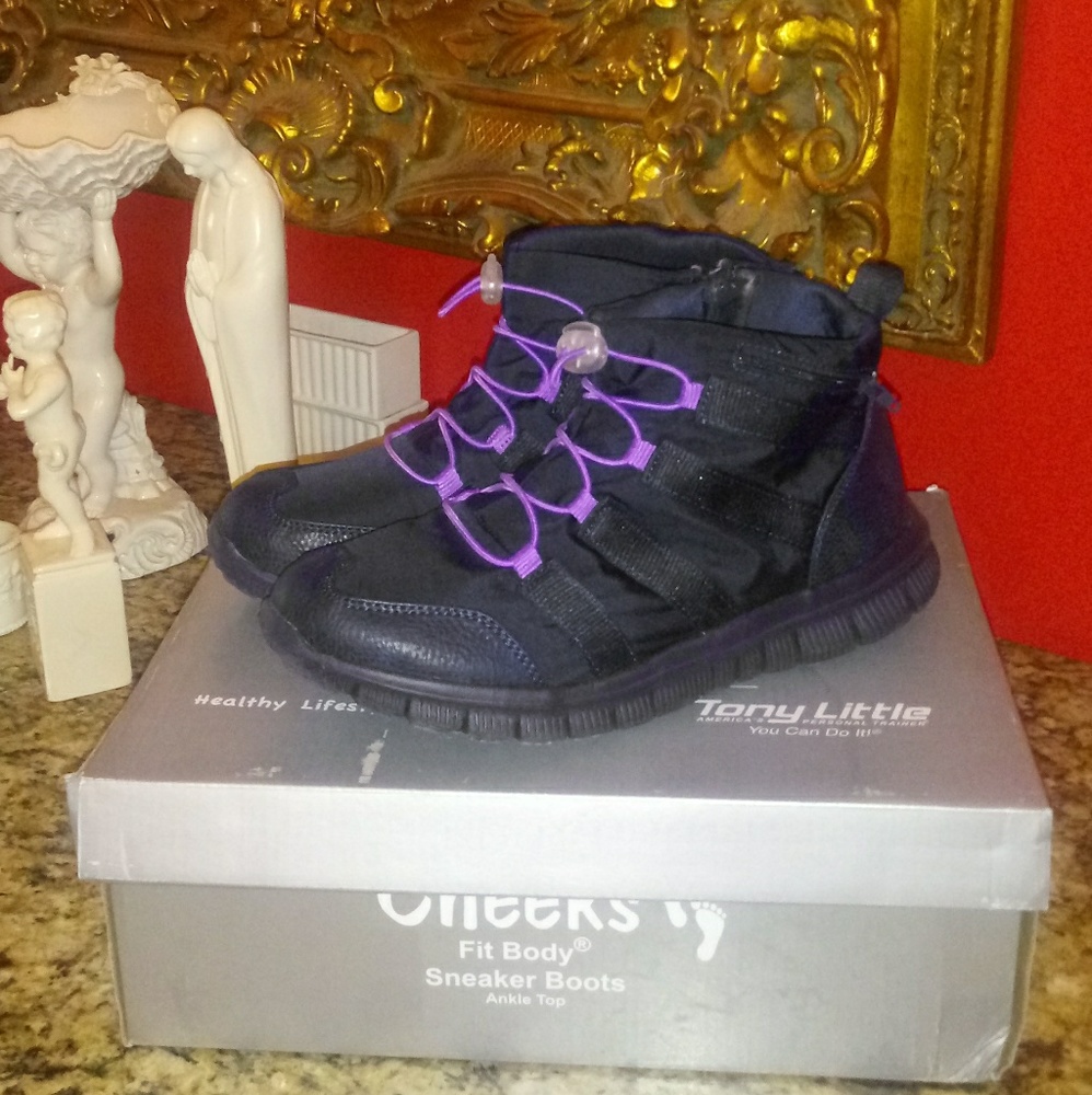 Tony Little Cheeks Fitbody Ankle Sneakers